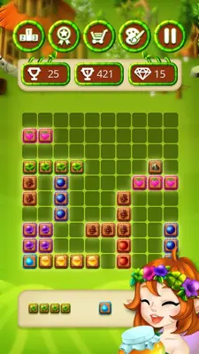 Magic Forest Block Puzzle android App screenshot 0